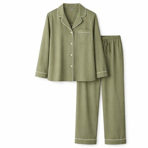 Pijamas de algodón personalizadas al por mayor para mujer - Ropa de dormir de primera calidad de proveedor directo de fábrica - Product Image 1