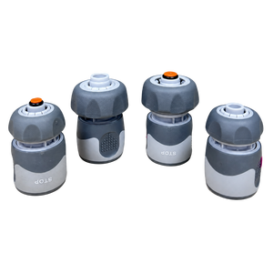 Conector Rápido para Manguera de Jardín de 1/2 Pulgada con Bloqueo de Agua, Agarre de TPR, Protección UV y Diseño Antideslizante - Product Image 2