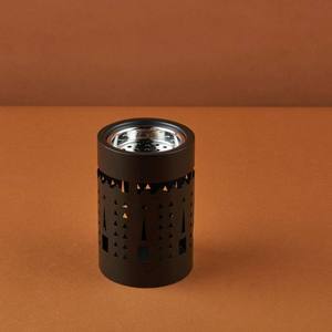 Brûleur d'encens Bakhoor moderne en métal doré - Product Image 3