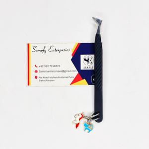 Pinzas para Pestañas de Acero Inoxidable con Logotipo Personalizado Profesional, Punta Dentada de 10 mm, Antimagnéticas y Duraderas, en Oferta - Product Image 6