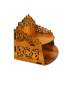 Estante de pared para Pooja Mandir con almacenamiento |   Templo Decorativo para el Hogar |   Fabricante Mayorista |   Calidad de Exportación OEM | Suministro al por Mayor | - Product Image 5