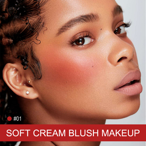 Long-Lasting Lightweight Liquid <b>Blush</b>, Waterproof Blendable Face Tint for Lips & Cheeks All-Day Wear - Product Image 5