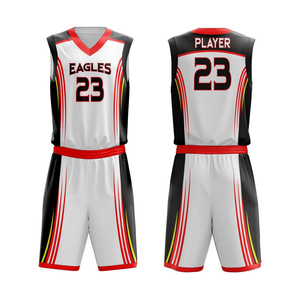 Camiseta de Baloncesto Sublimada Personalizada, Cuello en V, Sin Mangas, Poliéster que Absorbe la Humedad, Ropa Deportiva para Equipos, Unisex para Adultos, Sin Costuras Delanteras - Product Image 1