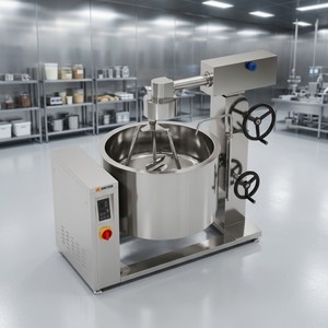 Olla de vapor con inducción y revestimiento giratorio Amicook 380V/440V, modelo para freír alimentos, guisos, resistente al agua, duradera, para cocinar con inducción. - Product Image 1
