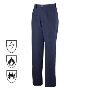 Pantalon de sécurité en polyester réfléchissant ignifuge pour les travaux de construction et d'électricité, taille XL, résistance à la chaleur 500-800°C - Product Image 3