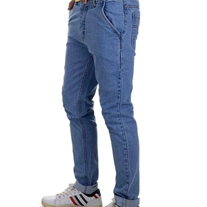 Nouveau jean slim fit pour homme, très tendance, de qualité supérieure, style décontracté, couleur bleue. - Product Image 4