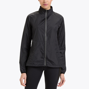 Women's Outdoor Waterproof <b>Quilted</b> Satin Woven Windbreaker Jacket Hiking Camping Breathable Zipper Jackets - Product Image 5