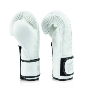 ถุงมือชกมวย Fairtex Glory คุณภาพพรีเมียม ดีไซน์ใหม่ หนัง PU แท้ 100% แบบผูกเชือก ถุงมือชกมวยไทย Fairtex ระดับมืออาชีพ - Product Image 5