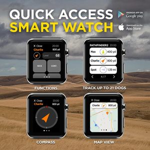 ปลอกคอสุนัขติดตามตำแหน่ง Dogtra Pathfinder 2 GPS พร้อมระยะการรับสัญญาณ 9 ไมล์, ไฟ LED และแอปพลิเคชันฟรี - Product Image 2