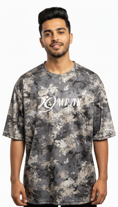 T-shirt pour homme surdimensionné, streetwear, sublimation, mode urbaine décontractée, coupe ample - Product Image 2