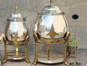 Ensemble professionnel de réchauds ronds pour buffet, chauffe-plats pour la restauration, les restaurants, les hôtels, les fêtes, les événements, au meilleur prix - Product Image 3