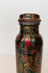 Botella de Agua de Cobre Esmaltada con Estampado, la Más Vendida, el Mejor Regalo, a Prueba de Fugas, con Revestimiento de Esmalte, Alta Capacidad Térmica, Botella de Cobre Oriental - Product Image 5