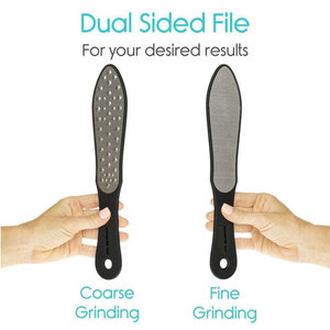 Foot <b>Files</b> 3 Piece Set Professional Pedicure Tools for Callus Removal, Heel Smoothing, and Dead Skin Exfoliation - Product Image 4