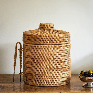 Excellent quality rattan cooler <b>box</b> with large capacity <b>soft</b> drinks & wine bottles chiller basket - Product Image 3