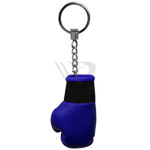 Llavero con guantes de boxeo, precio de fábrica, mini guantes de boxeo personalizados, llavero de cuero PU con logo personalizado - Product Image 1