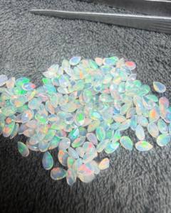 Ópalo de Calidad AAA, Cabujón Facetado, Corte Pera y Esmeralda, Gema Suelta – Ópalo Natural para Anillos, Colgantes y Joyería Personalizada - Product Image 1