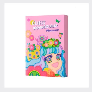 แผ่นมาส์กหน้าเกาหลี Elripit Korean K-Beauty Ellifit Wonderland Moisture Mask Pack 10 แผ่น แบบซอง - Product Image 3