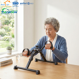 Bicicleta estática de pedales para manos y pies, de 2 velocidades, para uso doméstico bajo el escritorio, fabricada en Taiwán, para fitness y ejercicio. - Product Image 1