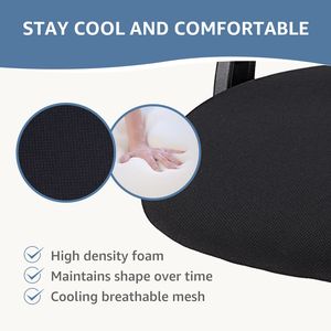 Silla ergonómica de oficina para ordenador con respaldo alto, giratoria, ajustable, con reposacabezas, reposabrazos abatibles y malla C - Product Image 3