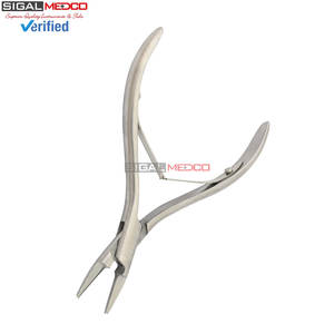 Alicates para Uñas de los Pies de Podología, Tipo Anvil, con Doble Resorte y Mango Liso, de Acero Inoxidable Premium para el Cuidado de los Pies - Product Image 2