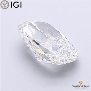 Diamant de laboratoire CVD certifié IGI, 3,00 carats, clarté VS2, couleur E, taille coussin, idéal pour le centre d'une bague - Product Image 5