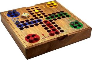 Jeux de Ludo en bois pour enfants et adultes / Jeu de Ludo en bois d'intérieur pour le sport et les loisirs, en promotion - Product Image 4