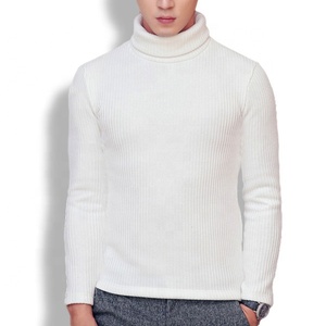 Mens Plus Size Knit Pullover Turtleneck <b>Sweater</b> High Neck Winter Fleece Sweatshirt - Product Image 1