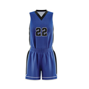 Uniforme de basket-ball respirant pour hommes, taille plus, impression par sublimation personnalisée, évacuation de l'humidité, transfert thermique - Product Image 2