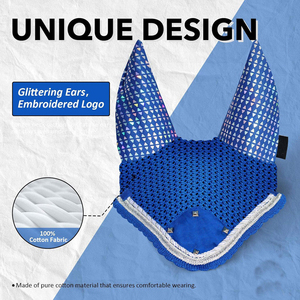 Protector de Orejas para Caballos de Malla Suave, Personalizable en Color y Tallas, Precio Económico, Protector de Orejas para Caballos en Venta en Línea - Product Image 5