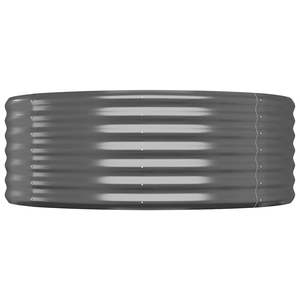 Grandes jardinières et bacs à fleurs surélevés en acier anthracite thermolaqué, robustes et durables - Product Image 4