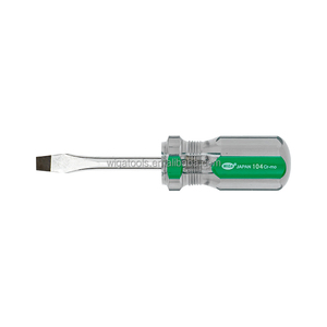 WIGA-MAG6 Chrome Plated CR-MO Magnetic Slotted <b>Screwdriver</b> PVC Handle Multi-Purpose Automotive Home Repair Tool - Product Image 1