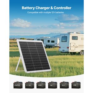 Regolatore MPPT Intelligente 20W 12V per Pannelli Solari, Caricabatterie Regolabile per Sistemi di Energia Solare con Mantenitore di Carica a Bassa Tensione - Product Image 4