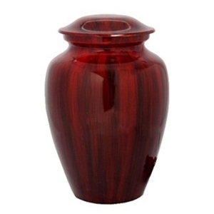 โกศโลหะสีแดงเข้มสำหรับบรรจุอัฐิศพผู้ใหญ่ สไตล์อเมริกัน/ยุโรป ทำจากอะลูมิเนียมสำหรับเก็บรักษา - Product Image 4