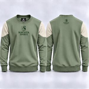 Hot Sale Factory Direct Fleece <b>Crewneck</b> Sweatshirt, Long Sleeve Cozy Breathable Pullover for Outdoor Gym Workout - Product Image 5