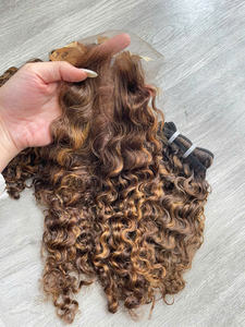 ผมมนุษย์แท้สีน้ำตาลเปียกันแบบพม่า คุณภาพสูง ขายส่ง ผมมนุษย์แท้ 100% - Product Image 6