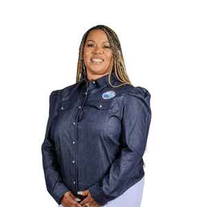 Chemise en jean western pour femme Jack and Jill, manches longues, boutonnée, haut tendance, vente en gros OEM, approvisionnement en vrac - Product Image 4