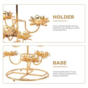 Candelabro Moderno de Aleación, Elegante Portavelas para Decoración de Sala de Estar - Product Image 6