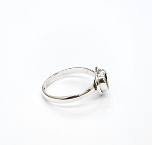 Classic Heart Shape Green Peridot <b>Ring</b> in 925 Sterling <b>Silver</b> Minimalist <b>Solitaire</b> Gemstone Jewelry for Women - Product Image 5