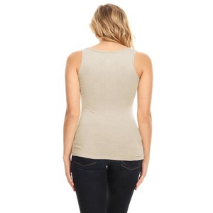 Wholesale Women's Sports Tank <b>Tops</b>-OEM Design Plus Size Gym Wear Sleeveless Seamless 100% Cotton Breathable Quick Dry - Product Image 4