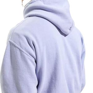 OEM Custom Printed Men's Pullover Hoodie Breathable Solid Pattern 100% Cotton Material Causal Wear - Product Image 4