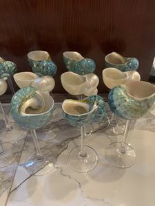 Vietnam Seashell Wine Cups Verres en nacre faits à la main pour hôtels et restaurants - Product Image 4