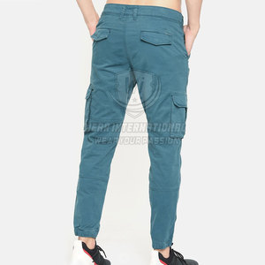 Pantalons cargo légers et décontractés pour hommes, pantalons cargo pour la course à pied, pantalons cargo streetwear, fabriqués au Pakistan - Product Image 3