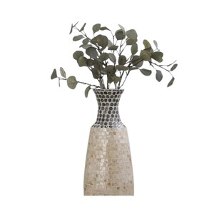 Modern Mosaic <b>MOP</b> Vase Decorative Handmade Contemporary <b>Floor</b> Vase - Product Image 5