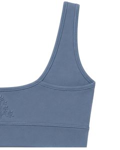 Manufacturer Customized Steel Blue Womens Yoga Set <b>Flare</b> <b>Leggings</b> And Sports Bra Seamless Fitness Gym Wear Activewear Outfit Set - Product Image 4
