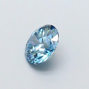 Diamant CVD de laboratoire taille ronde, 1,02 carat, couleur bleu vif fantaisie, clarté VS1, polissage excellent, pierre brute de qualité supérieure pour bague - Product Image 3