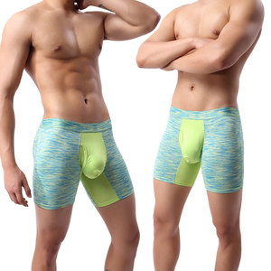 Servicio OEM al por mayor, ropa interior transpirable de poliéster para hombre, tallas grandes, calzoncillos bóxer con logo personalizado para hombre - Product Image 2