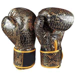 ถุงมือชกมวยคุณภาพสูงแบบมืออาชีพ บุหนาพิเศษ ป้องกันอย่างดี ระบายอากาศได้ดี ฝ่ามือเสริมความทนทาน - Product Image 4