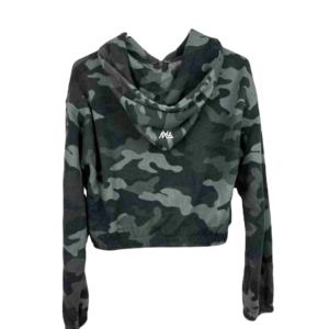 Diseño de logotipo personalizado de moda de las mujeres crop top sudadera de longitud corta de manga larga recortada sudadera para las mujeres - Product Image 4