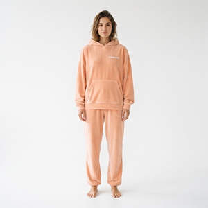 Conjunto Deportivo de Dos Piezas de Algodón para Mujer, Sudadera Holgada con Capucha y Pantalones Deportivos, Ropa Deportiva Personalizada para Gimnasio y Running - Product Image 5