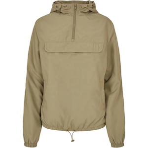 Chaqueta Cortavientos Clásica para Mujer con Logotipo Personalizado, 100% Poliéster, Tela Arrugada, Bolsillo Frontal, Capucha, Media Cremallera, Impermeable - Product Image 2